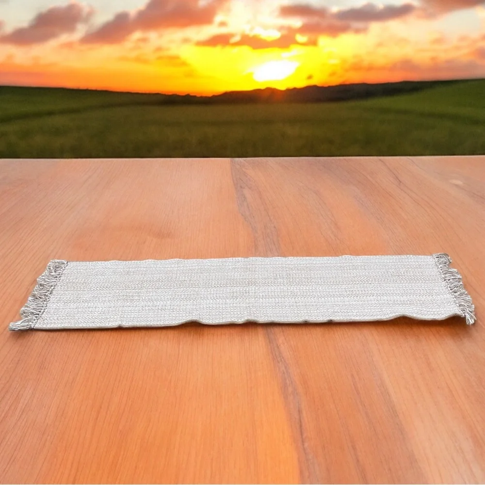 78L x 22 W inches thick woven floor mats or table runners